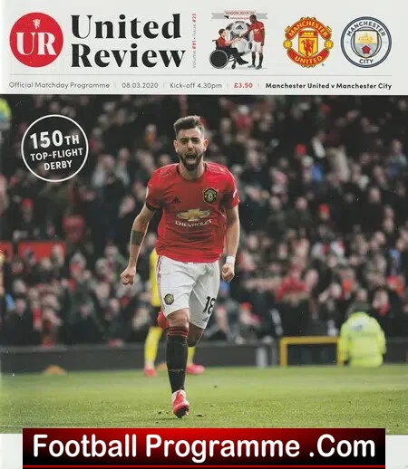 Manchester United v Manchester City 2020