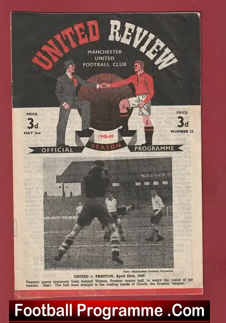 Manchester United v Middlesbrough 1949 – 1940’s Man Utd