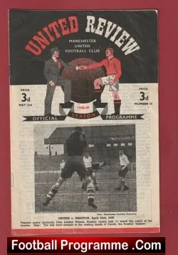 Manchester United v Middlesbrough 1949 – 1940’s Man Utd