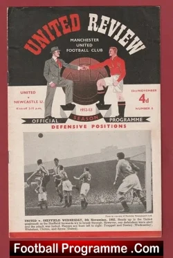 Manchester United v Newcastle United 1952 – Man Utd 1950’s