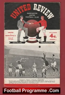 Manchester United v Newcastle United 1953 – Man Utd 1950s