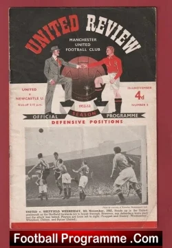 Manchester United v Newcastle United 1952