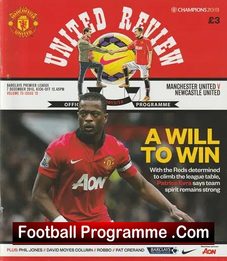 Manchester United v Newcastle United 2013