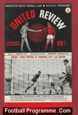 Manchester United v Norwich City 1967 – Man Utd FA Cup