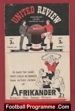 Manchester United v Nottingham Forest 1947 – Man Utd 1940’s