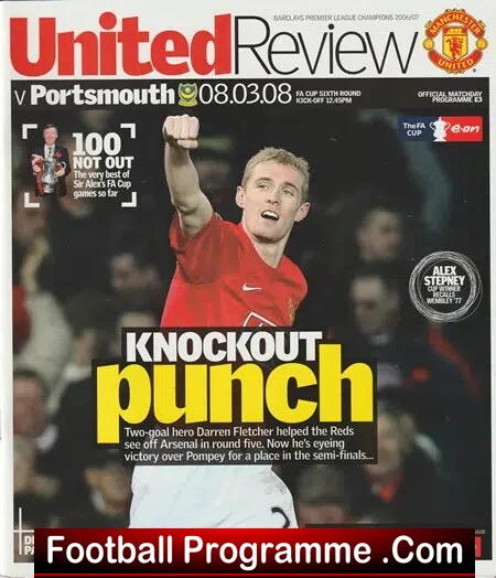 Manchester United v Portsmouth 2008 – FA Cup