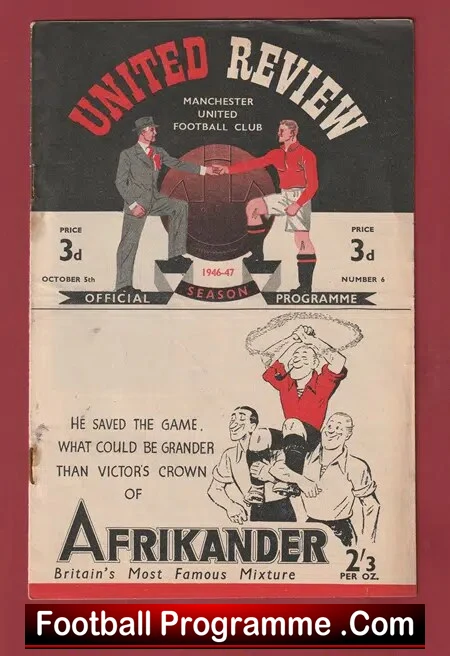 Manchester United v Preston 1946 – Man Utd 1940’s
