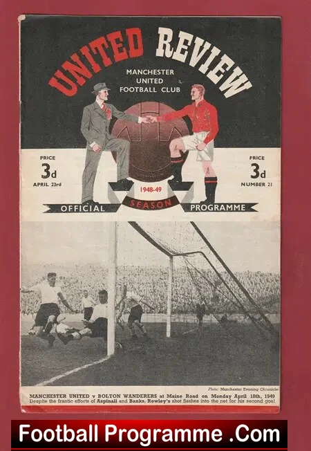 Manchester United v Preston 1949 – Man Utd 1940’s