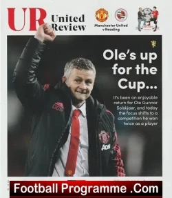 Manchester United v Reading 2019 - FA Cup - football programme