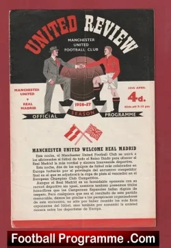 Manchester United v Real Madrid 1957 – Man Utd