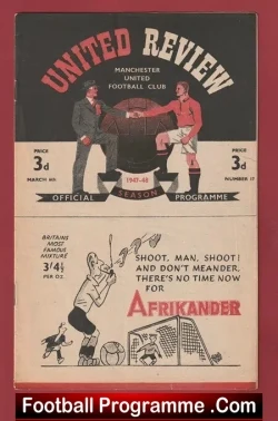 Manchester United v Sunderland 1948 – Man Utd 1940’s