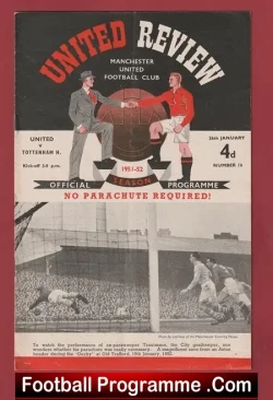 Manchester United v Tottenham 1952 – Man Utd 1950’s