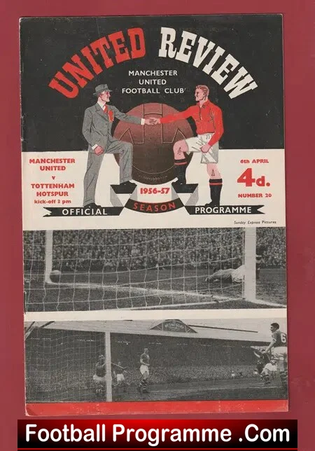 Manchester United v Tottenham 1957 – Man Utd