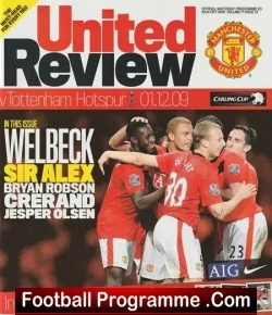 Manchester United v Tottenham 2009 – League Cup