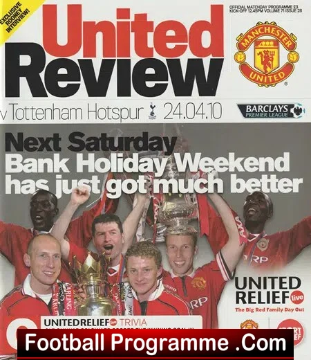 Manchester United v Tottenham 2010
