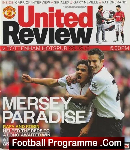 Manchester United v Tottenham 2012