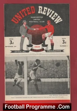 Manchester United v Wolves 1948 – 1940’s Man Utd