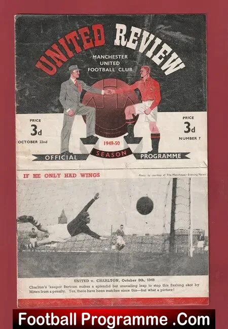 Manchester United v Wolves 1949