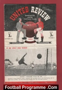 Manchester United v Wolves 1949
