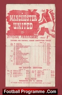 Manchester United v Wrexham 1944 – Man Utd 1940’s