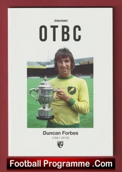 Norwich City v Manchester United 2020 – Duncan Forbes Tribute