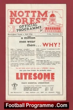 Nottingham Forest v Hull City 1952