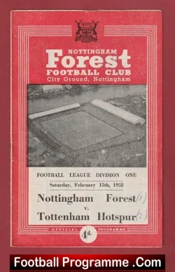 Nottingham Forest v Tottenham 1958 – Munich Disaster Issue