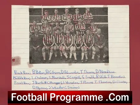 Notts County Football Team Multi Signed autographed Picture 1966