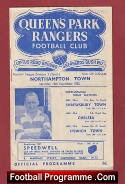 Queens Park Rangers v Northampton Town 1952