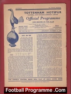 Tottenham Hotspur v Bradford City 1949 – to clear