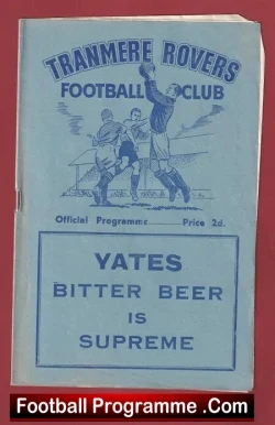 Tranmere Rovers v Stockport County 1950
