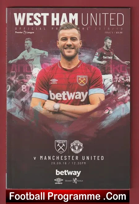West Ham United v Manchester United 2018