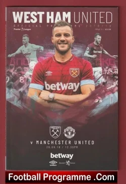 West Ham United v Manchester United 2018