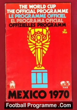 World Cup Mexico 1970 - Official Programme - football programme