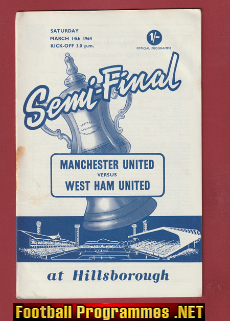 West Ham United v Manchester United 1964 - FA Cup Semi Final