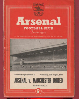 Arsenal v Manchester United 1952 – Man Utd