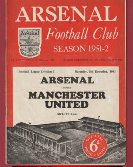 Arsenal v Manchester United 1951 – Man Utd