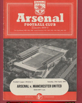 Arsenal v Manchester United 1955 – Man Utd