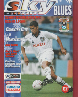 Coventry City v Manchester United 1997 – Man Utd