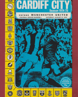 Cardiff City v Manchester United 1974 – Man Utd