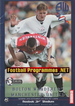 Bolton Wanderers v Manchester United 1997 – Man Utd