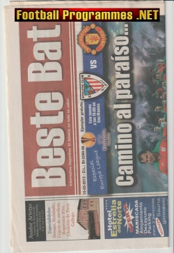 Athletic Bilbao v Manchester United 2012 – Souvenir Newspaper