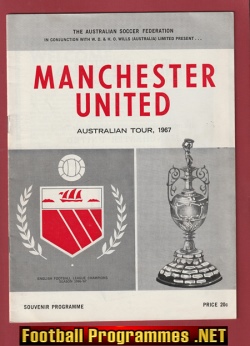 Australia Tour Northern New South Wales v Manchester United 1967