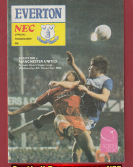 Everton v Manchester United 1985 – Man Utd – Super Cup