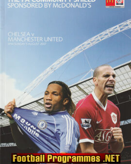 Chelsea v Manchester United 2007 – FA Community Shield + Ticket
