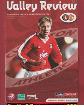 Charlton Athletic v Manchester United 2003 Youth Cup Semi Final
