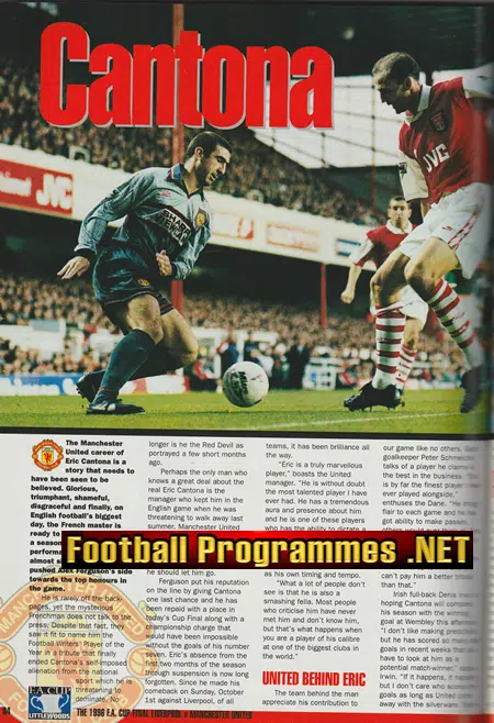 Manchester United v Liverpool 1996 - FA Cup Final