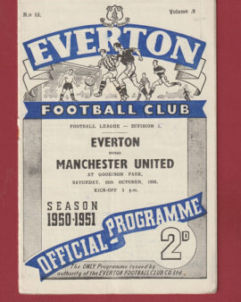 Everton v Manchester United 1950 – Man Utd