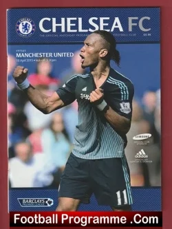 Chelsea v Manchester United 2015 - football programme