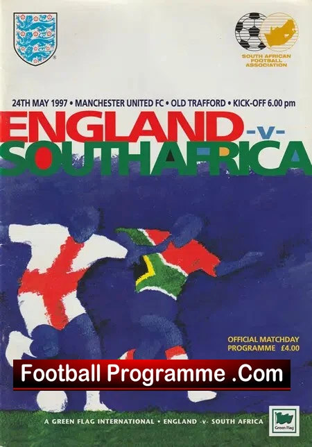 England v South Africa 1997 - at Manchester United + Gazza